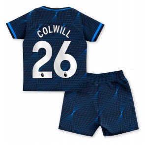 Chelsea Levi Colwill #26 Bortaställ Barn 2023-24 Kortärmad (+ Korta byxor)